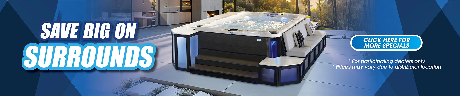 Calspas hot tub being used in a family setting - Escondido