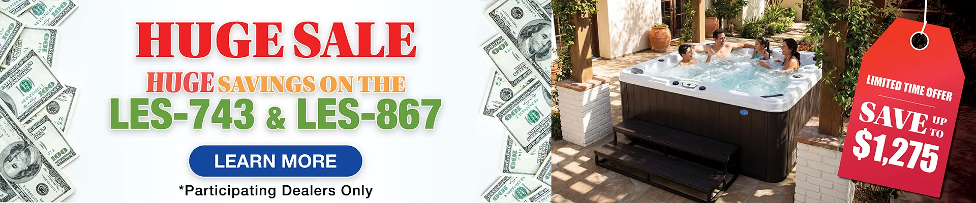 Calspas hot tub being used in a family setting - Escondido